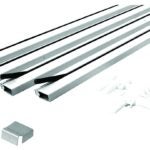 Make-2-Fit PL 7813 Screen Frame Kit, 4 ft L x 3/4 in W Dimensions, Aluminum, White, Painted, 8 -Piece