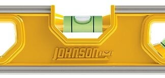 Johnson 8500M Torpedo Level, 9 in L, 3-Vial, Magnetic, Aluminum