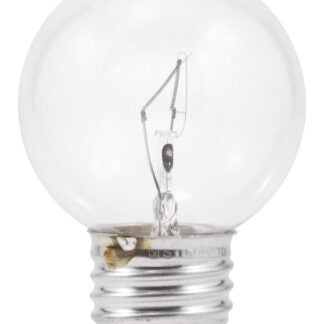 Sylvania 10298 Incandescent Lamp, 25 W, G16.5 Lamp, Medium Lamp Base, 180 Lumens, 2850 K Color Temp Sells in Quantity of 6