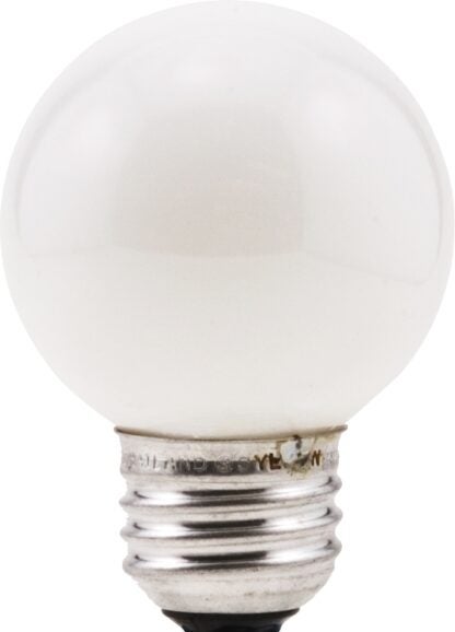 Sylvania 10299 Incandescent Lamp, 40 W, G16.5 Lamp, Medium Lamp Base, 280 Lumens, 2850 K Color Temp, Soft White Light Sells in Quantity of 6