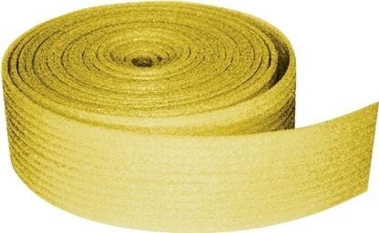 TVM W506 Sill Seal, 3-1/2 in W, 50 ft L Roll, Polyethylene, Yellow Sells in Quantity of 9