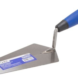 Vulcan 36707 Gauging Trowel, 7 in L Blade, 3.5 in W Blade, Curved End, Ergonomic Handle, Plastic Handle