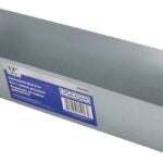 Vulcan 15003 Drywall Mud Pan, 150 cu-in Capacity, 12-7/8 in L Bottom, 3 in W Bottom, Galvanized Steel