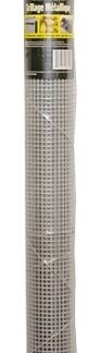 Jackson Wire 11 05 17 13 Hardware Cloth, 10 ft L, 48 in W, 23 Gauge, 1/4 x 1/4 in Mesh, Galvanized