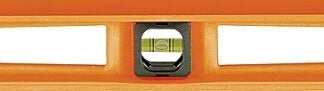 Johnson 7724-O I-Beam Level, 24 in L, 3-Vial, Non-Magnetic, Polystyrene, Orange