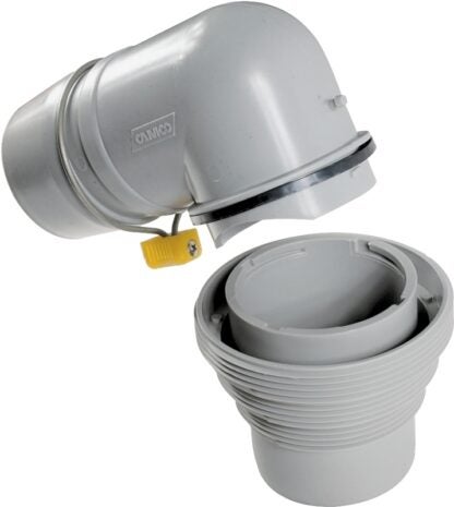 Camco USA Easy Slip 39144 Hose Adapter, Threaded, Gray Sells in Quantity of 2