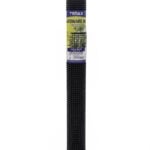 Tenax 751397 Hardware Net, 15 ft L, Quadrangular Mesh, 4 x 4 in Mesh, Polyethylene, Black