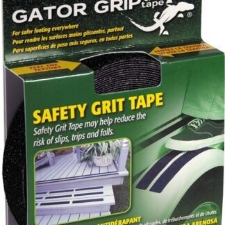 Incom RE3950 Safety Grit Tape, 15 ft L, 1 in W, PVC Backing, Black