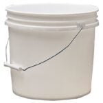 ENCORE Plastics 201215 Paint Bucket, 3.5 gal Capacity, Plastic, White