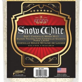 Snow White 85-320 Wash Mitt, Cotton Chenille