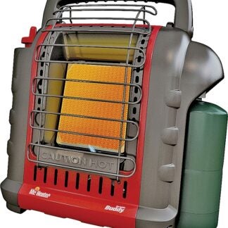 Mr. Heater F232050 Portable Buddy Heater, 15 in W, 4000, 9000 Btu Heating, Propane