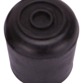 ProSource FE-50638-B Furniture Leg Tip, Round, Rubber, Black, 1-1/4 in Dia, 1.7 in H Sells in Quantity of 48