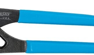 Channellock 422 Tongue and Groove Plier, 9-1/2 in OAL, 1-1/2 in Jaw Opening, Blue Handle, Cushion-Grip Handle