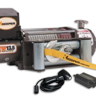 Keeper KW13122 Winch, Electric, 12 VDC, 13,500 lb