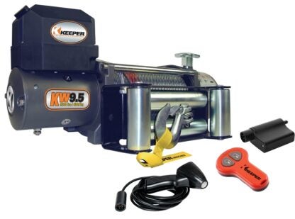 Keeper KW95122 Winch, Electric, 12 VDC, 9500 lb