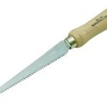 Marshalltown 22 Drywall Utility Saw, 6 in L Blade, 8 TPI, Semi-Contour Handle, Hardwood Handle