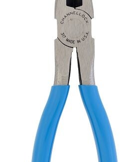 Channellock 317 Nose Plier, 8 in OAL, 2-1/4 in Jaw Opening, Blue Handle, Ergonomic Handle, 7/8 in W Jaw, 2.36 in L Jaw