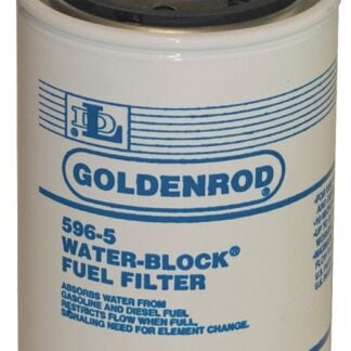 DL Goldenrod 596-5 Fuel Filter, 12 gpm, For: 596 Model 10 micron Fuel Filter