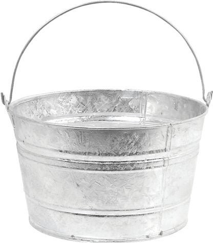 Behrens C17 Scrub Pail, 4.25 gal Capacity, Steel