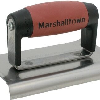 Marshalltown DuraSoft Series 138D Hand Edger, 6 in L Blade, 4 in W Blade, HCS Blade, 5/8 in Lip, 1/2 in Lip Radius