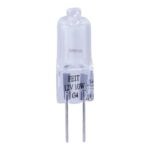 Feit Electric BPQ10T3/CAN Halogen Bulb, 10 W, G4 Lamp Base, JC T3 Lamp, 3000 K Color Temp, 2000 hr Average Life Sells in Quantity of 6