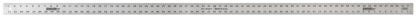 Johnson J72 Measuring Ruler, SAE Graduation, Aluminum, Clear, 2 in W