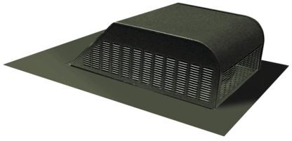 Master Flow SSB960AWW Roof Louver, 18 in L, 20-1/2 in W, Aluminum, Weathered Wood Sells in Quantity of 8