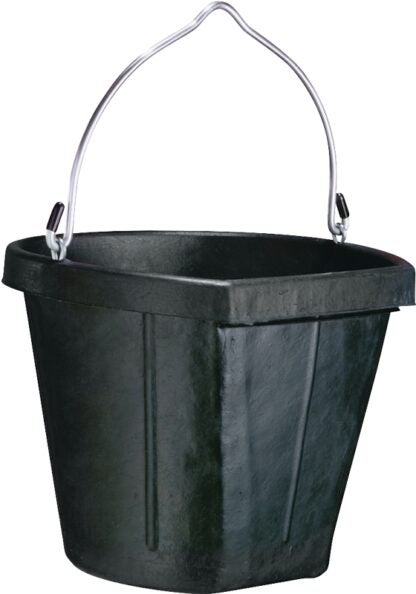 Fortex-Fortiflex B600-18 Bucket, Fortalloy Rubber/HDPE, Black