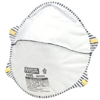 Safety Works 10102485 Harmful Dust Disposable Respirator with Odor Filter, One-Size Mask, N95 Filter Class, White