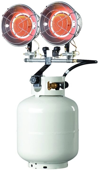 Mr. Heater F242650 Portable Heater with Oxygen Depletion System, 20 lb Fuel Tank, Propane, 10,000 to 30,000 Btu