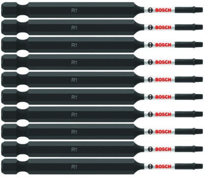 10 pc. Impact Tough™ 3.5 In. Square #1 Power Bits (Bulk Pack)