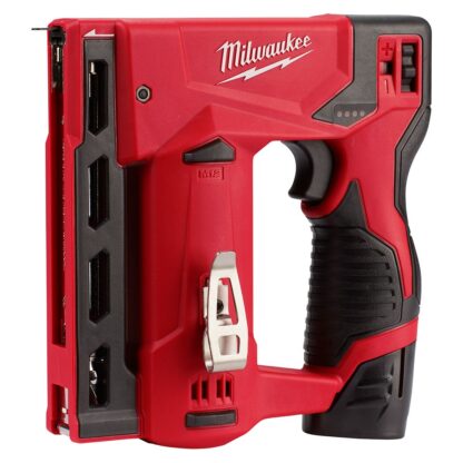 M12 12 Volt Lithium-Ion Cordless 3/8 in. Crown Stapler Kit