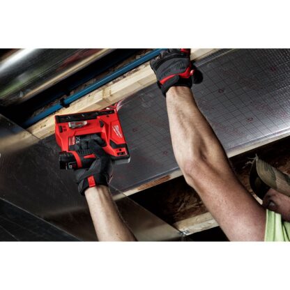 M12 12 Volt Lithium-Ion Cordless 3/8 in. Crown Stapler Kit