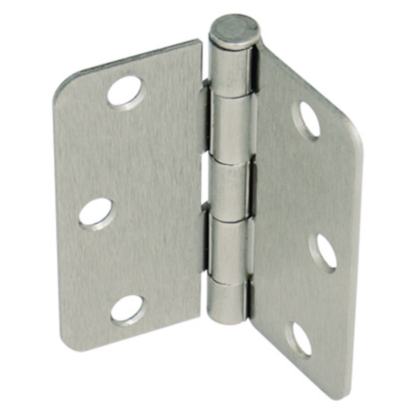 Taymor 5/8" Radius, 3.5" X 3.5", Hinge, Satin Nickel, 2 Pack 25-PK8246B