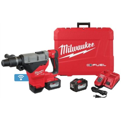 M18 FUEL ONE-KEY 18 Volt Lithium-Ion Brushless Cordless 1-3/4 in. SDS Max Rotary Hammer Battery Kit