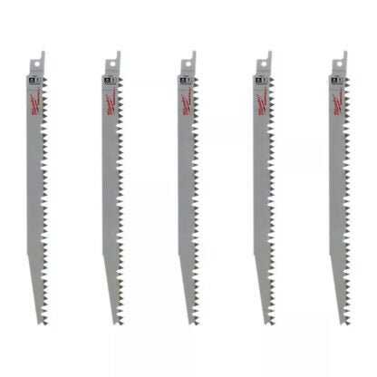 9 in. 5 Teeth per in. Pruning SAWZALL Reciprocating Saw Blades - 5 Pack