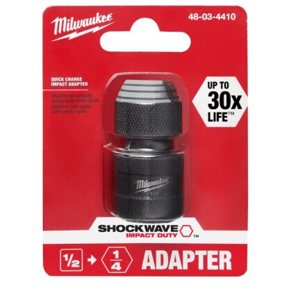 SHOCKWAVE 1/2 in. Square to 1/4 in. Hex Adapter