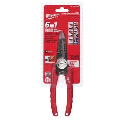 7.75 in. Combination Electricians 6-in-1 Wire Strippers Pliers