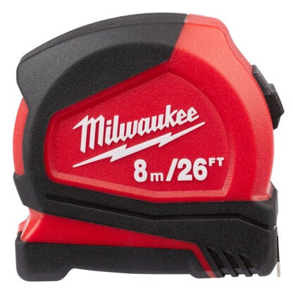 Milwaukee 48-22-6626 8M/26' Compact Tape Measure