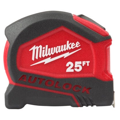 Milwaukee 48-22-6825 25' Compact Auto-Lock Tape Measure