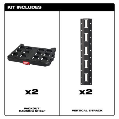 Milwaukee 48-22-8480 Packout 2-Shelf Racking Kit