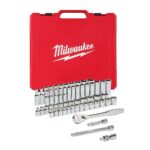 3/8 in. Drive Ratchet & Socket Set SAE & Metric - 56 Piece