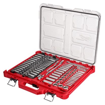 1/4 in. & 3/8 in. Ratchet and Socket Set in PACKOUT - SAE & Metric - 106 Piece