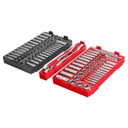 1/4 in. & 3/8 in. Ratchet and Socket Set in PACKOUT - SAE & Metric - 106 Piece