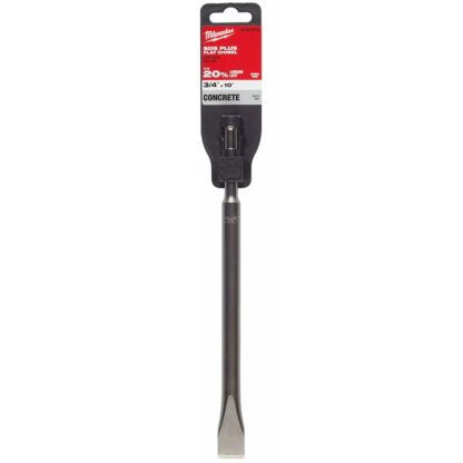 3/4 in. x 10 in. SDS Plus Flat Chisel Demolition Steel