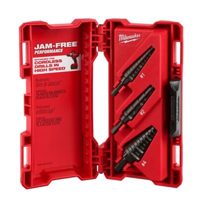 Step Drill Bit Set - 3 Piece