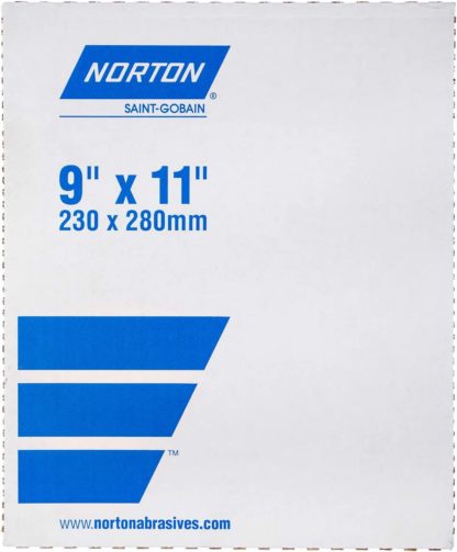 Norton 39379 9"x11" 1500 Grit Black Ice T401 SC Fine Grit Paper