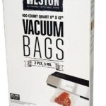 Weston 30-0101-W Vacuum Bag, 12 in L x 8 in W x 3 mil T, Plastic, Clear