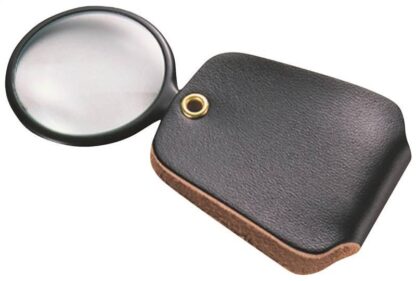 General Tools 532 Pocket Reading Magnifier, 2.5X, 4 in Focal, Glass