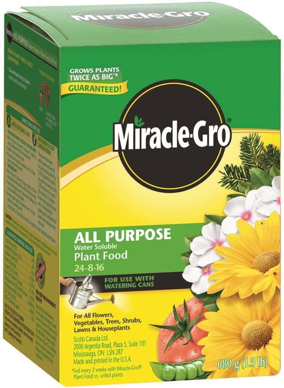 Miracle-Gro 110112 All Purpose Water Soluble Plant Food, 680 g